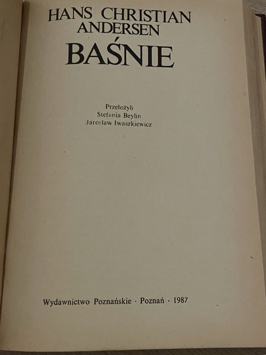 Basnie Andersen 1987r