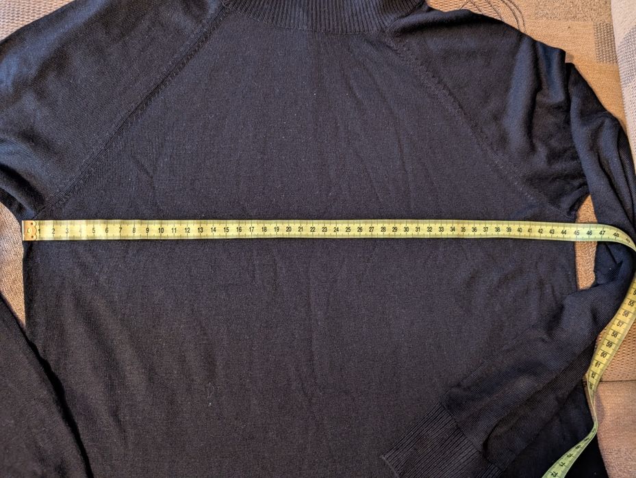 Czarny golf H&M Basics roz. S