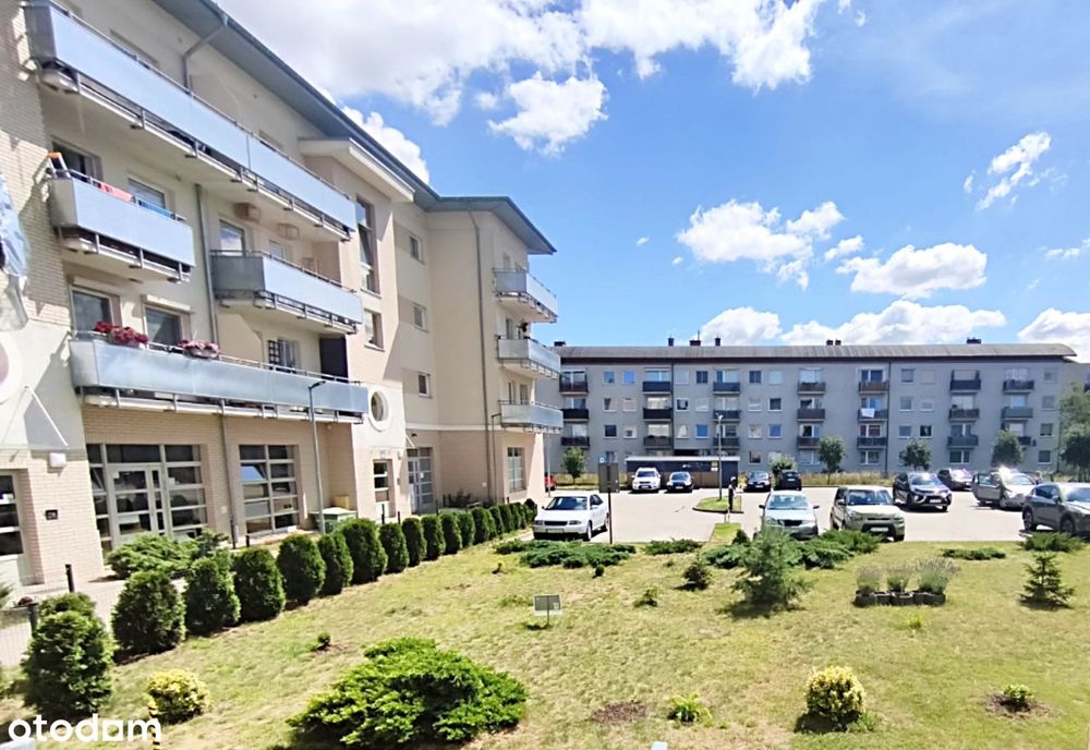 KOMFORTOWE, UMEBLOWANE , 2 pokojowe mieszkanie z balkonem NA PARTERZE