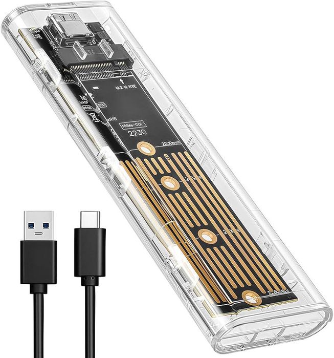 AXFEE Obudowa SSD M.2 nvme adapter m2 zewnętrzny dysk twardy