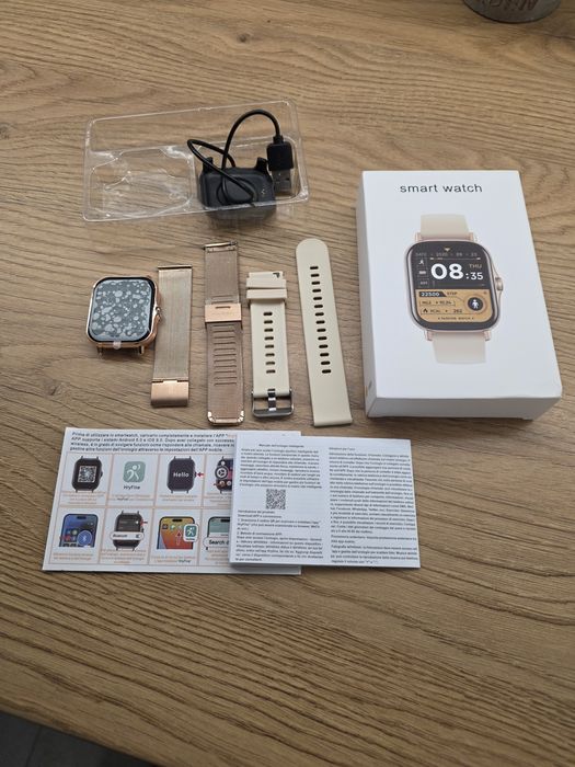 Smartwatch  Y13 złoty Nowy