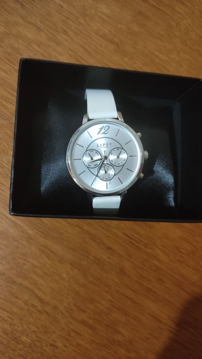 Zegarek Lipsy biały srebrny