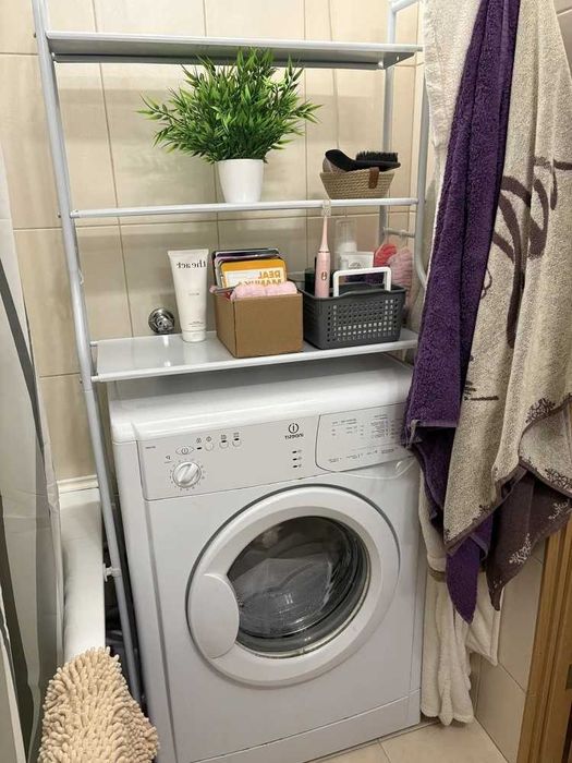 Стеллаж для машинки стиральной - 66,7х156.7cм полиця у ванну кiмнaту