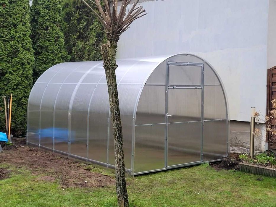 Szklarnia, tunel ogrodowy z poliwęglanu 4mm/6mm, 3x4,3x6itd, obniżki
