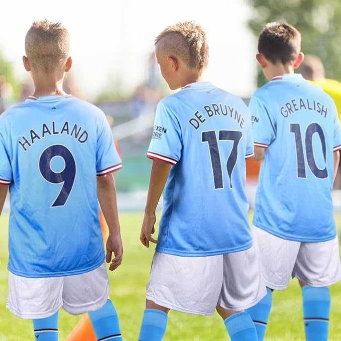 Koszulka piłkarska dla dzieci, koszulka piłkarska z dżerseju