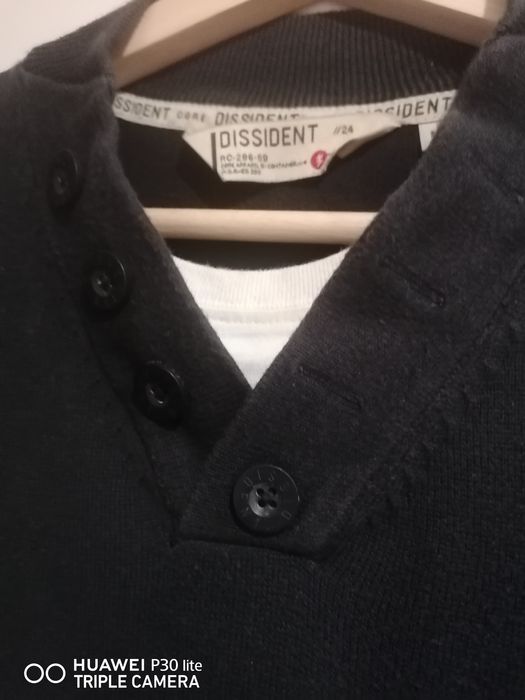 Camisola homem preta em malha