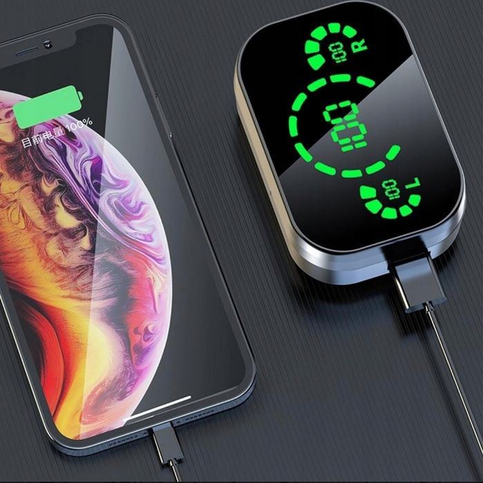 Słuchawki Bezprzewodowe Douszne Sportowe Powerbank