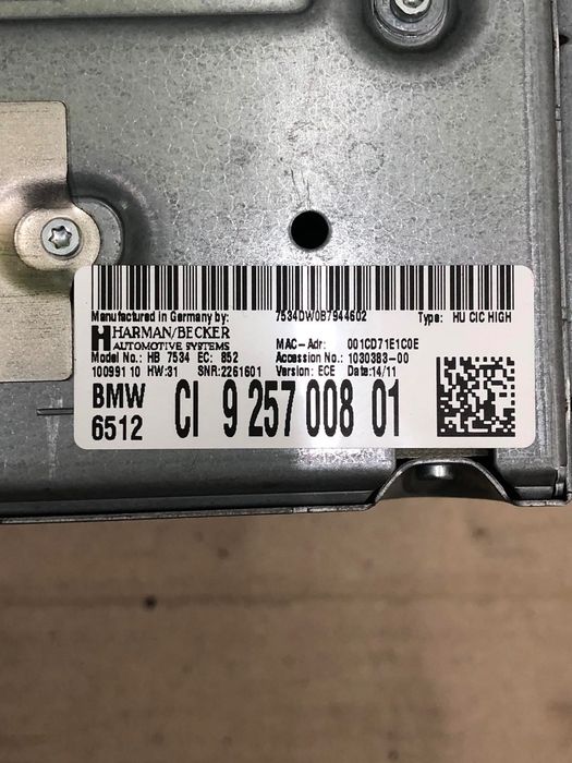Блок модуль bmw x5 e70 f15 cic комбокс cas frm клема БМВ Х5 Е70 Ф15