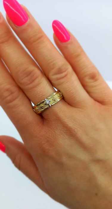 Złoty różaniec, cyrkonia, p.585, r.17