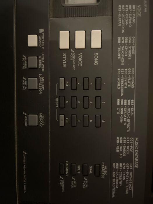 Teclado Yamaha PRS-E343