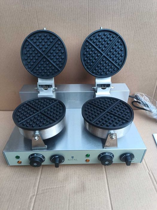 Gofrownica Royal Catering profesjonalna do gofrów wafli na 2 gofry MOC