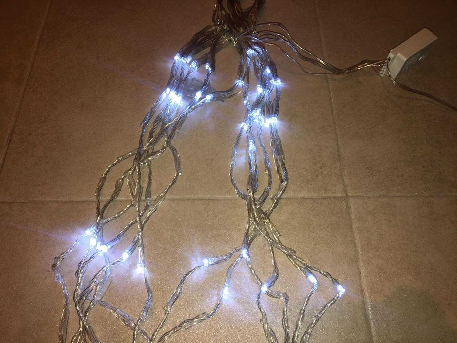 Водоспад світлодіодна новорічна гірлянда штора на вікно 3*2 метри