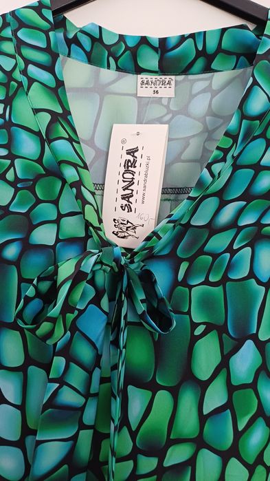 Bluzka z wiązaniem, polski producent, wymiary w opisie