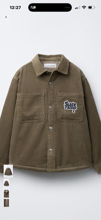 Вельветова рубашка фірми Zara ,розмір 140