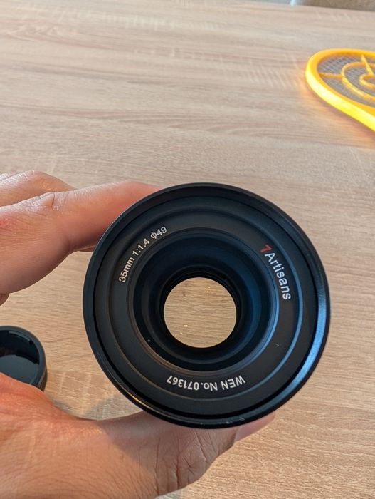 Lente 7artisans 35mm f/1.4 M-mount - Como nova