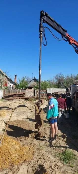 Послуги з буріння паль, бур, ямобур, бурова, геошурупи, гвинтові палі