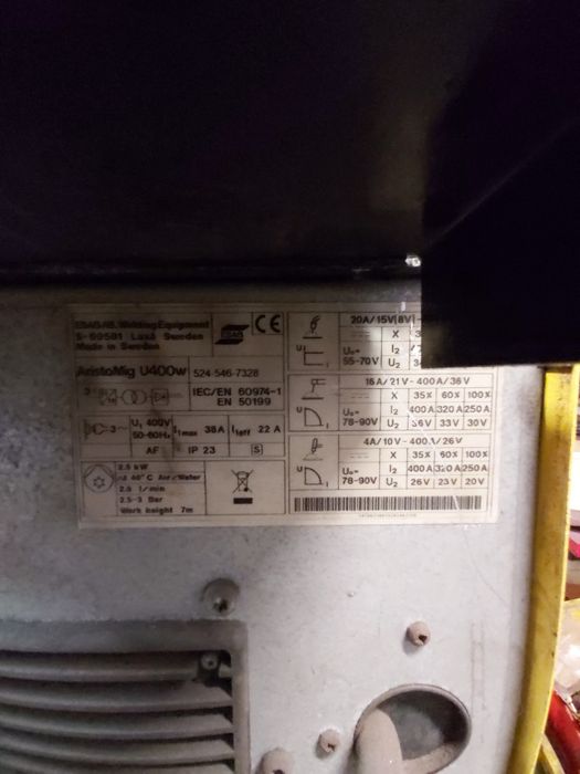 Spawarka Esab Aristo 400W Puls