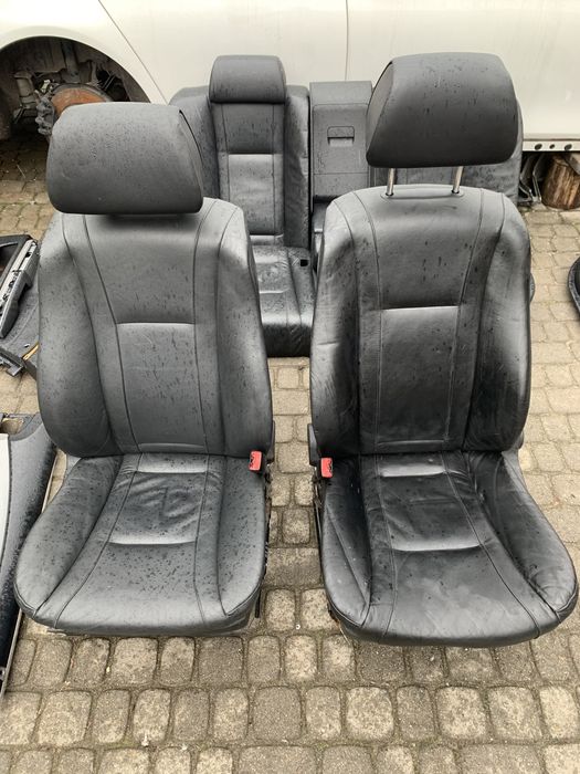 Салон BMW E65 сиденья диван карти обшивкі ковролін стойки консоль БМВ