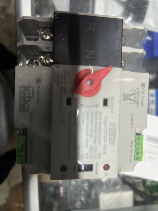 AVR  перемикач Tomzn 63A