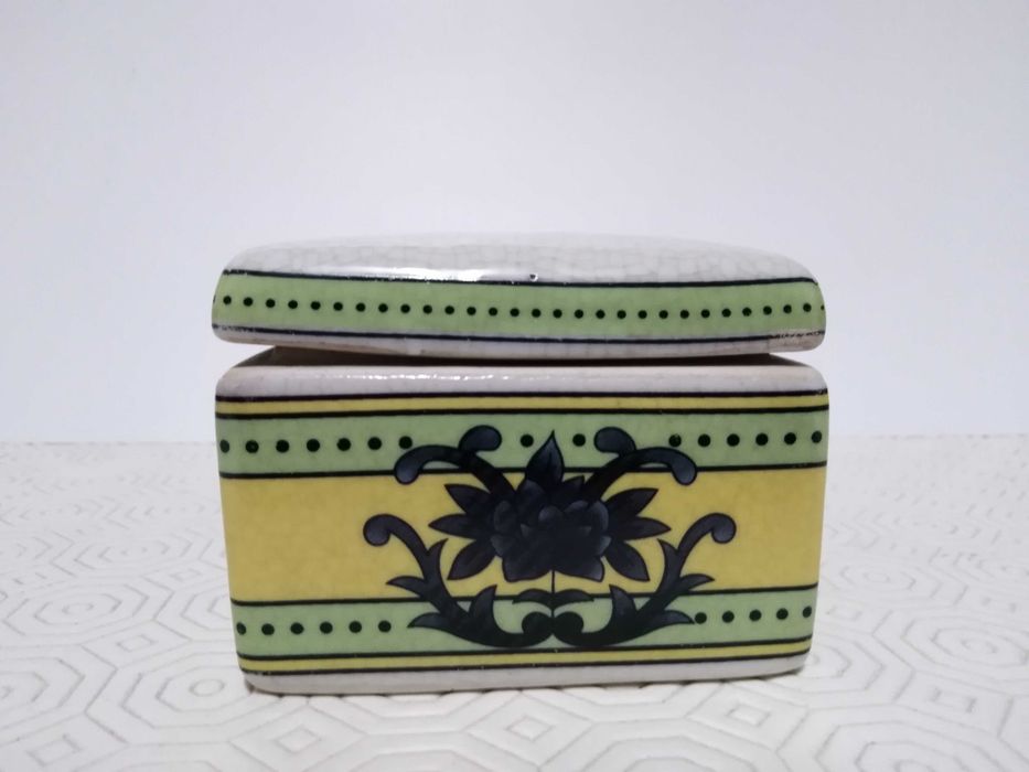 Caixa/Guarda Joias Floral Rectangular