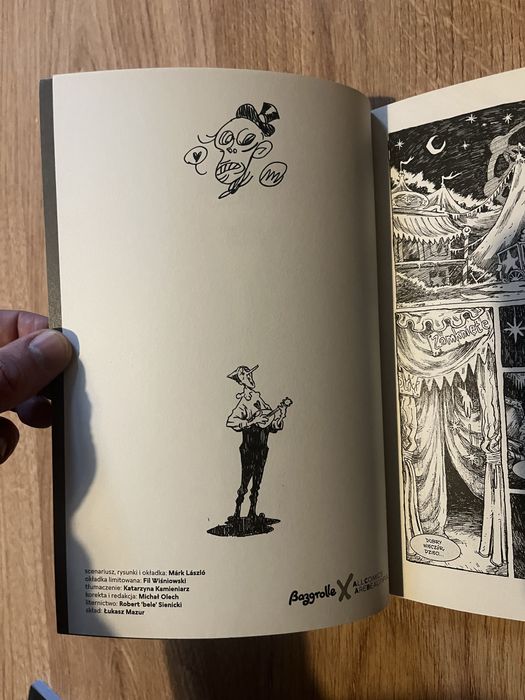 O chłopcu, który pokochał ducha klauna - Mark Laszlo. Komiks