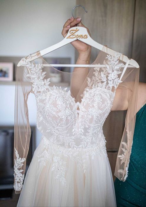 Suknia ślubna z rękawem 32/34 Pilar