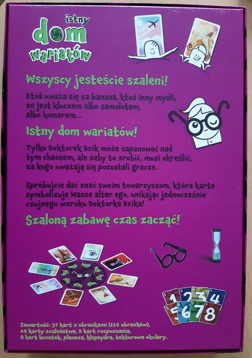 Istny dom wariatów, gra planszowa Trefl