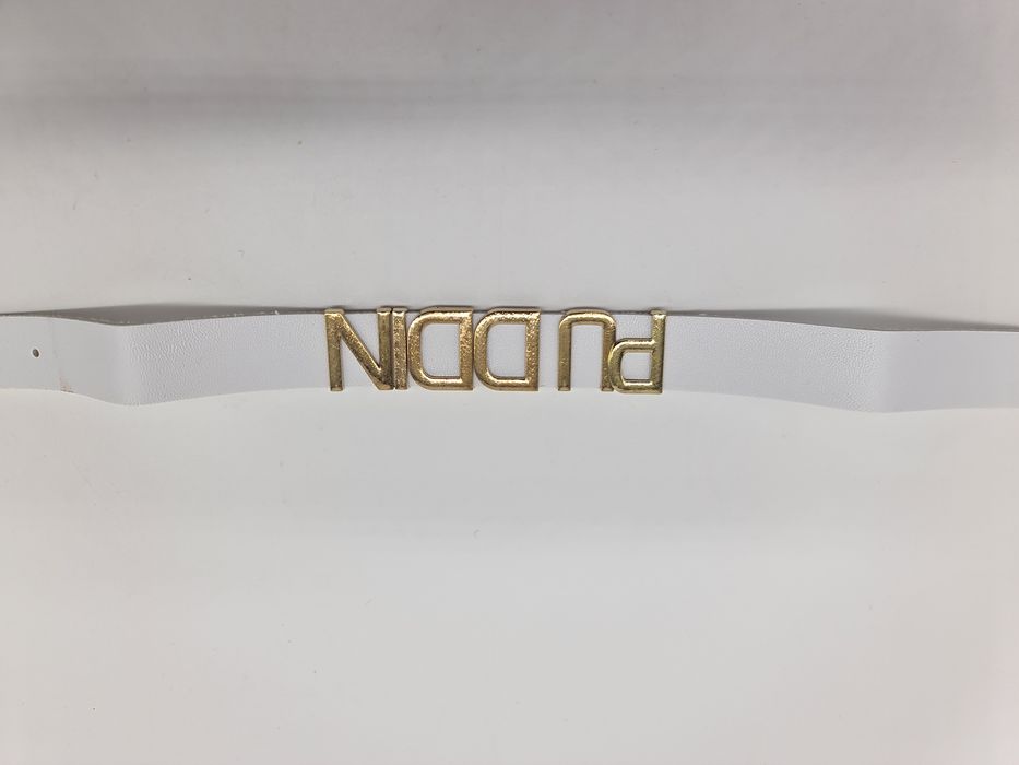 Colar em pele branco para senhora PUDDIN - novo