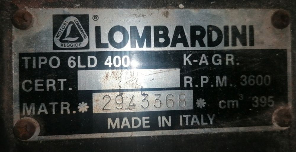 Vendo caixa de velocidades de motocultivador Lambardini 6LD 400 desmontada,