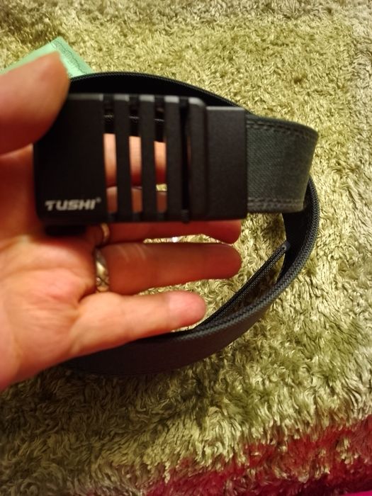 Чоловічий тактичний ремінь з металевою пряжкою