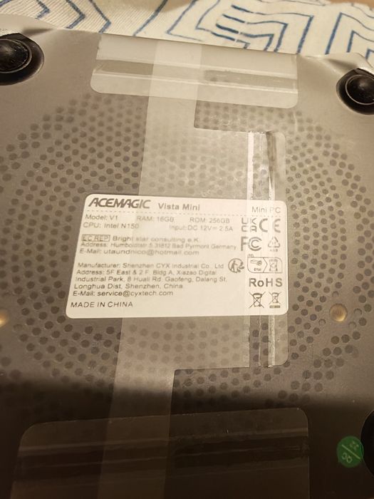 Комп'ютерні системні блоки 
Процессор: Intel Processor N150 (Twin Lake