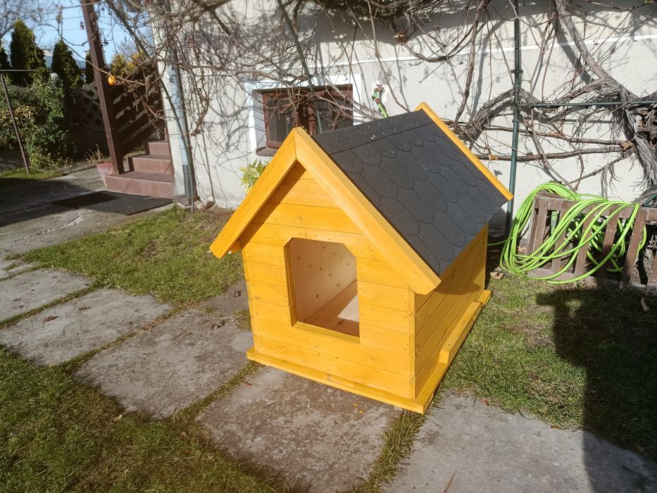 Buda dla psa XXL owczarka OKAZJA (ocieplana) solidna.  Możliwość tranp