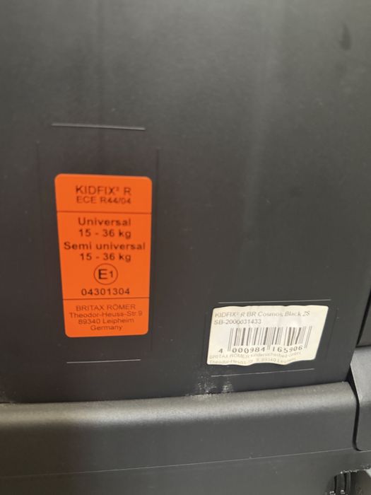 Cadeira Auto Britax Römer KIDFIX² R ISOFIX – Excelente Estado