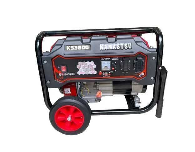 Генератор бензиновий Kamastsu KS3800, максимальна потужність 3.3 кВт
