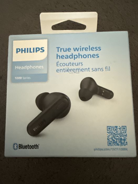 Nowe Słuchawki Bezprzewodowe Philips TAT 1108BK