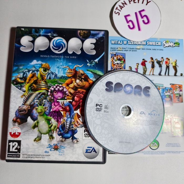 gra pc - spore pc - polskie wydanie super stan