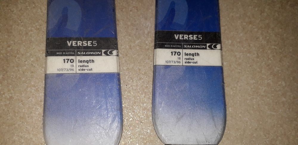 Narty Salomon Verse 5 170 w dobrym stanie.