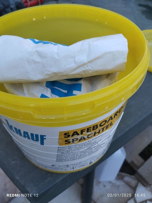 Massa barramento safe board knauf