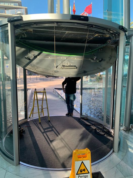 Portas automaticas de vidro