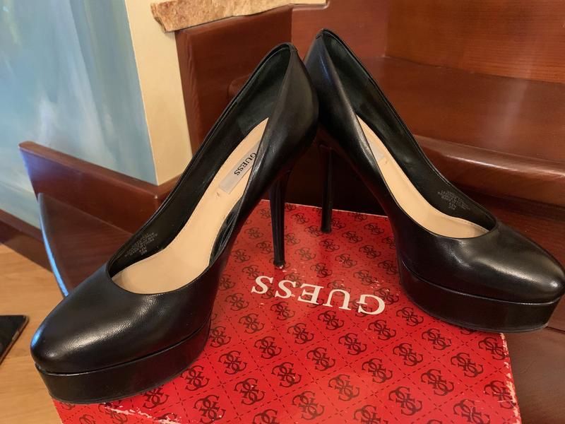 Кожаные туфли guess elsea3. размер 37. оригинал!