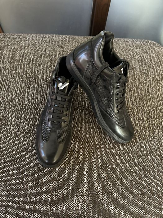 Чоловічі  шкіряні черевики Armani Jeans