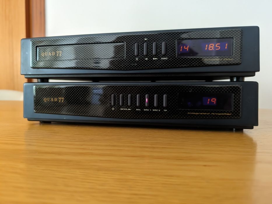 Amplificador Integrado + Leitor de CD Quad 77 

À venda dois c