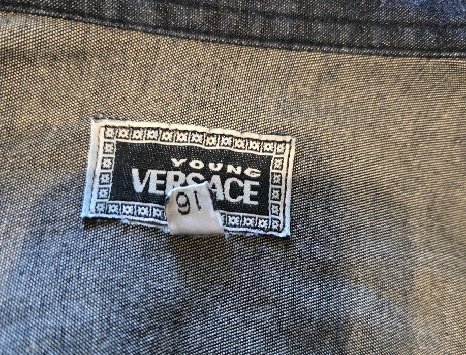 " Versace" джинсовая рубашка