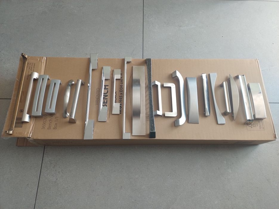 Uchwyt meblowy pojedynczych stal chrom reling gałka