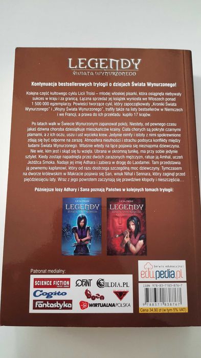 Legendy Świata Wynurzonego Tom 1 - Licia Troisi - Przeznaczenie Adhary