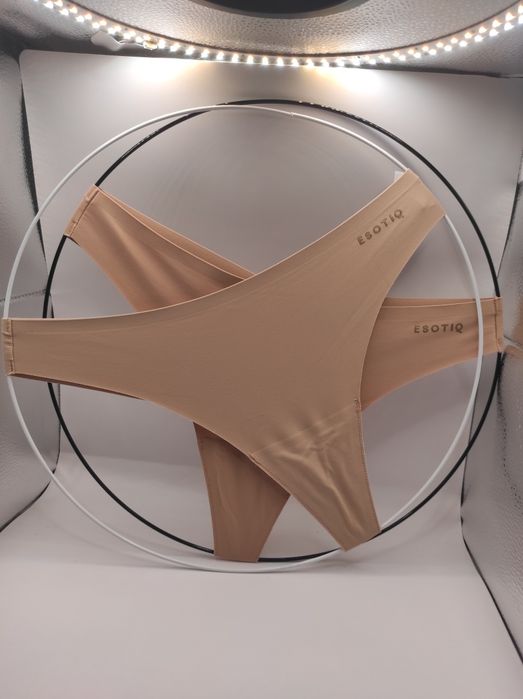 S esotiq 2 x majtki stringi cieliste