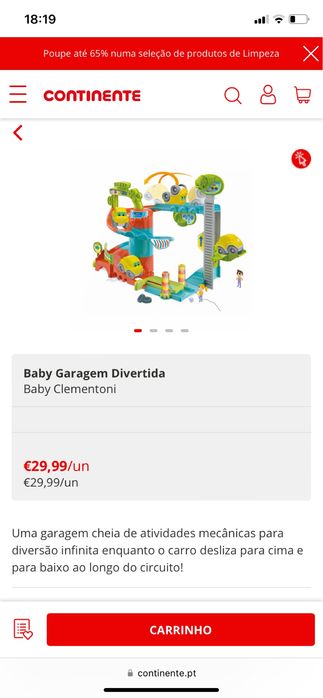 Garagem divertida baby clementoni