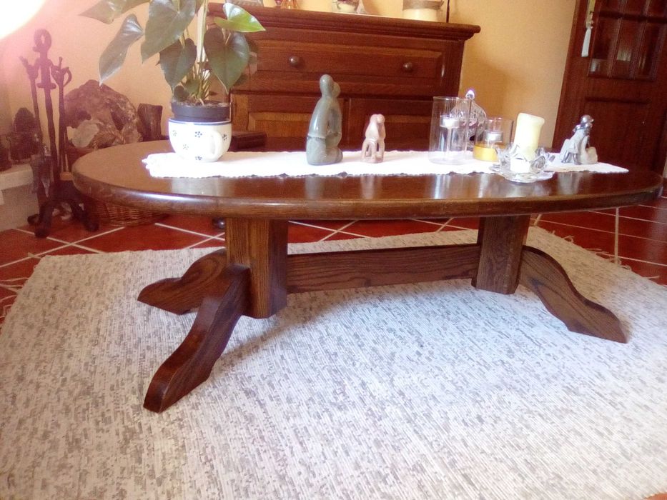Mesa de centro em madeira nórdica