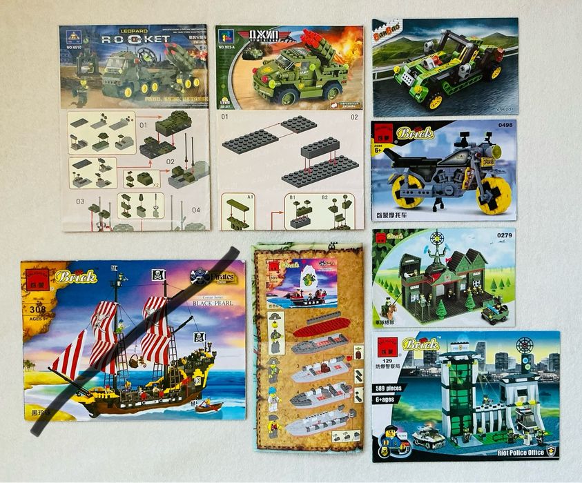 Конструктор, деталі аналог Lego на вагу та поштучно