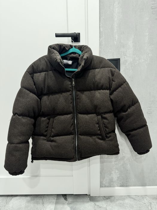 Зимовий пуховик коричневий